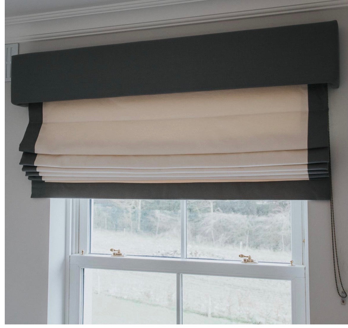 Roman blinds custom designed for you by Renaissance Design Studio