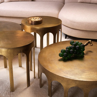 Gardini Vintage brass side table by Eichholtz save 20%.