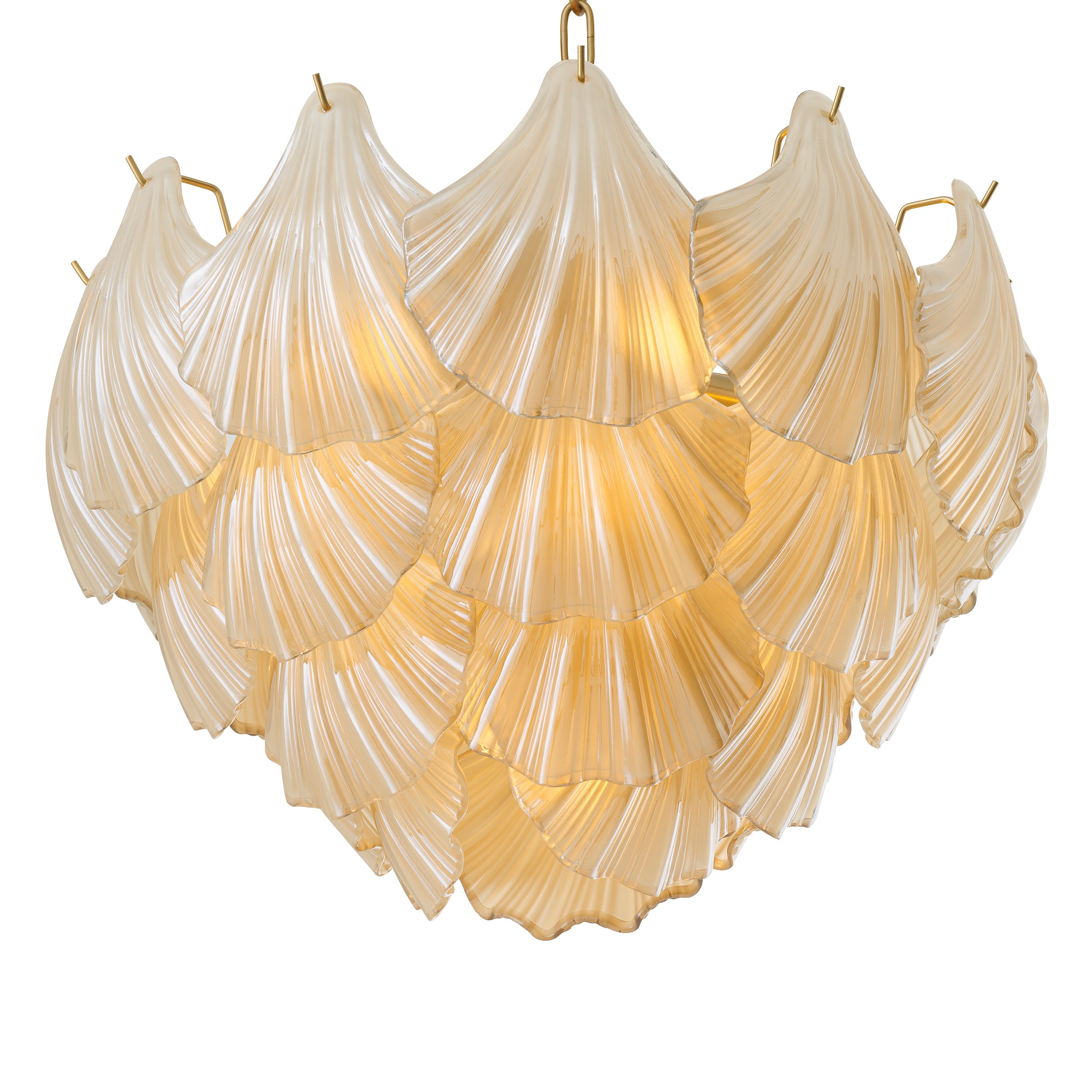 Chandelier Ibiza in champagne By Eichholtz by Eichholtz