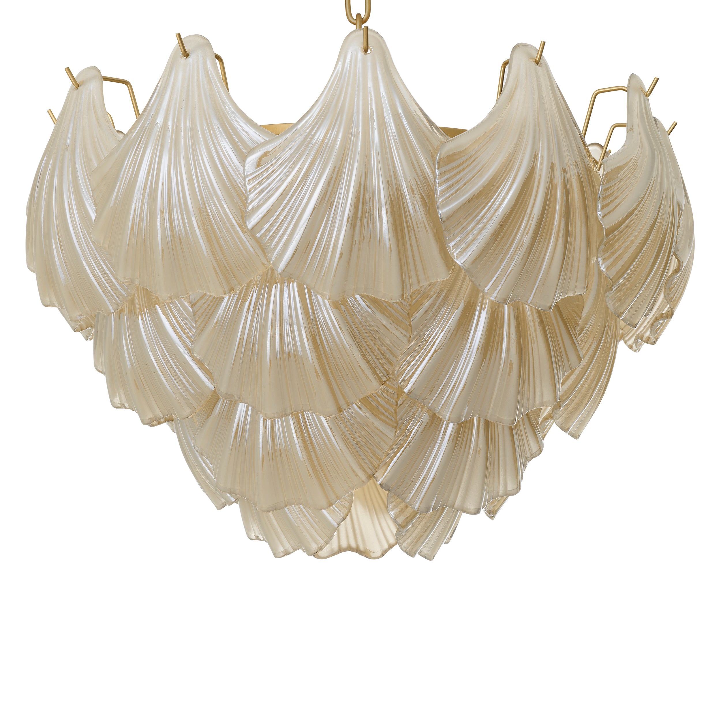 Chandelier Ibiza in champagne By Eichholtz by Eichholtz
