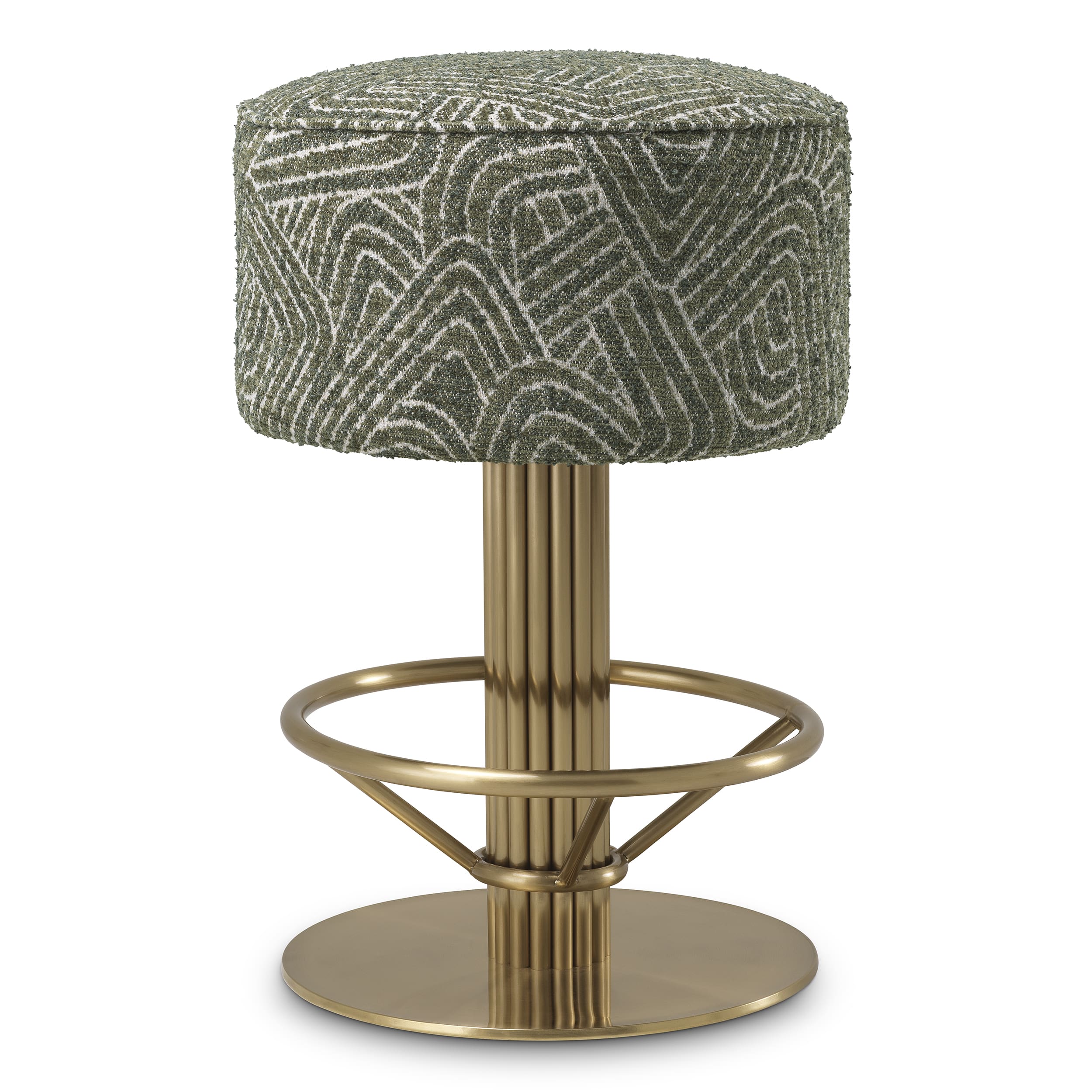 Bar Stool Carleton Brushed brass finish by Eichholtz