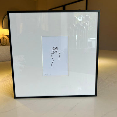 Artwork in steel frames by Federico Minieri - Set of 4