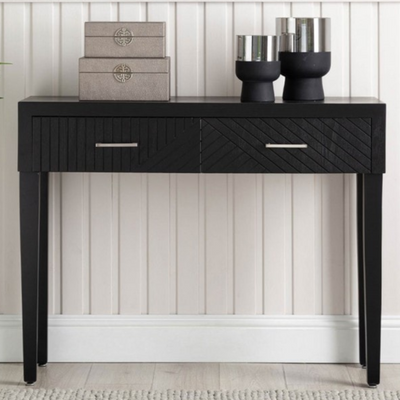 2 Drawer Sophia Console Table Black sold out