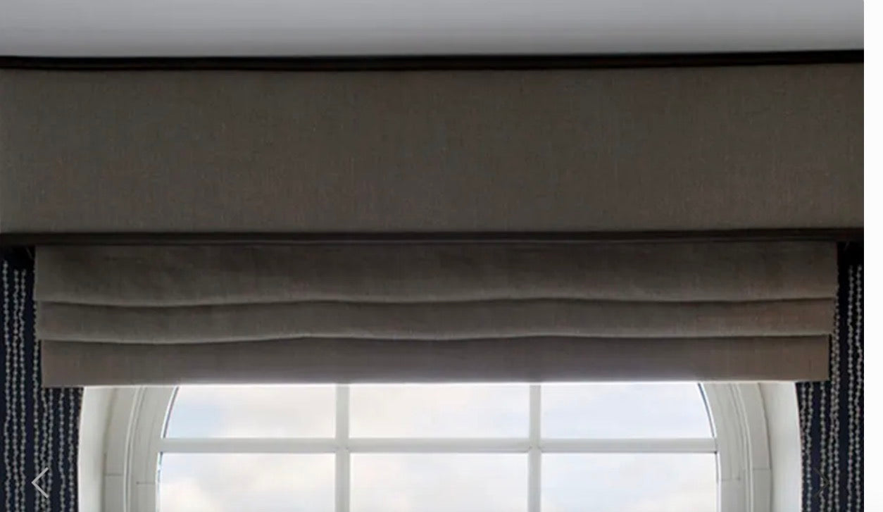 Roman blinds custom designed for you by Renaissance Design Studio