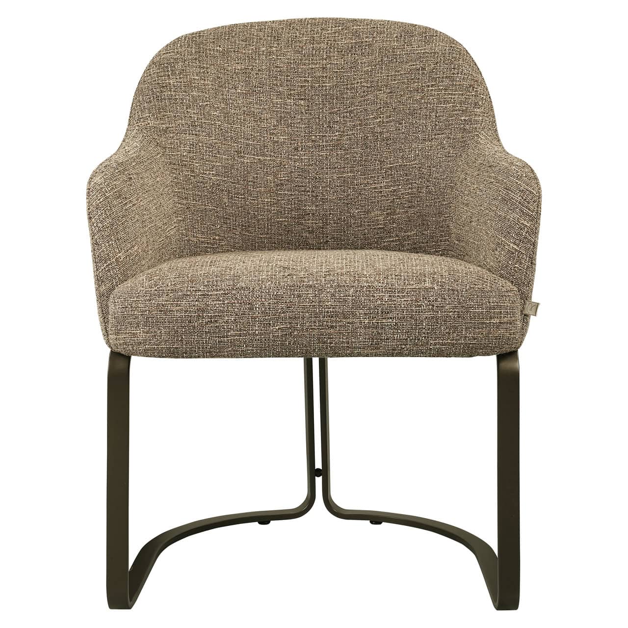Dining Chair Hadlie - Brown tweed