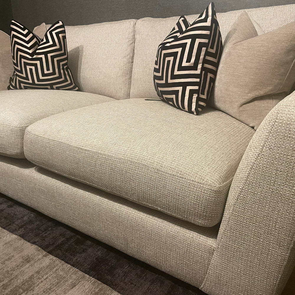 Romeo bespoke sofa collection with free scatters custom stock clearance on display