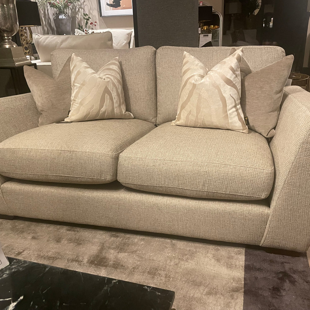 Romeo bespoke sofa collection with free scatters custom stock clearance on display