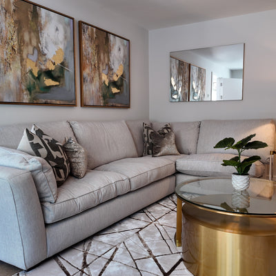 Maxwell XL modular corner sofa save €1000 by Westbridge