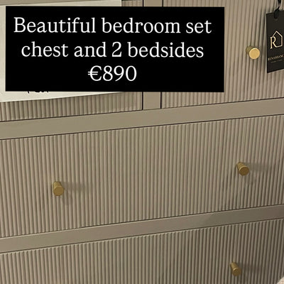 London 2 drawer bedside cabinet. locker and chest reduced ! New reduced price !