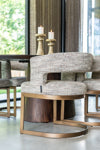 Dining chair Swivel Ellis in Trendy Nature fabric Reduced