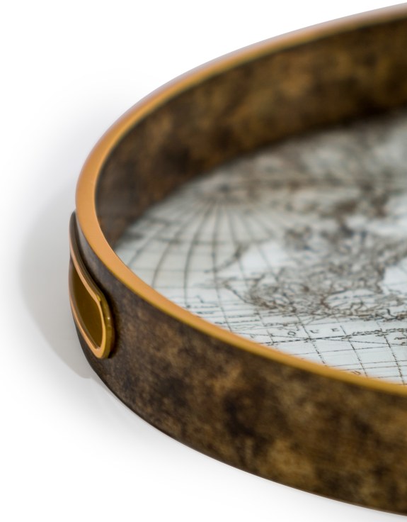 Serving Trays - Set of 2 World Map by McGowan