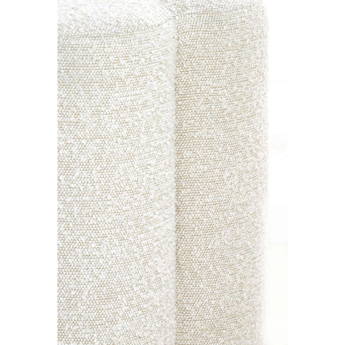 Pouf 38x38x45 cm NALANI bouclé cream by Light and living