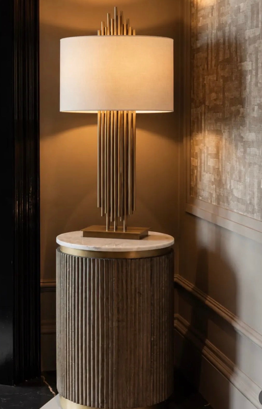 Vienna Table Lamp - Antique Brass by RV ASTLEY reduced by rva