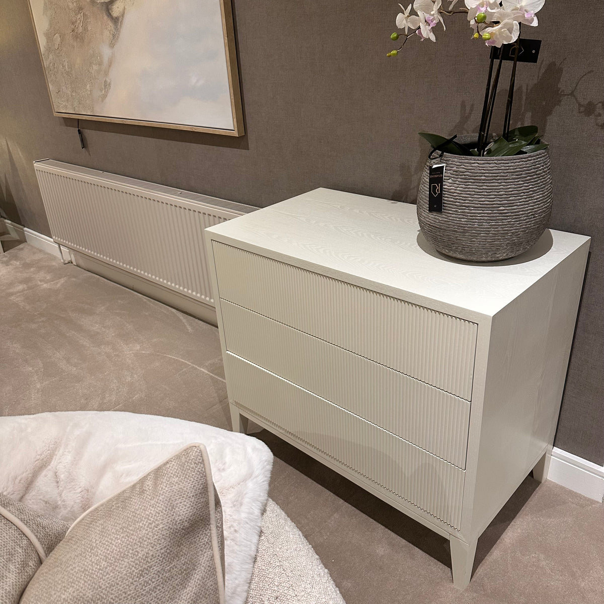 Amur 3 Drawer Chest white reduced
