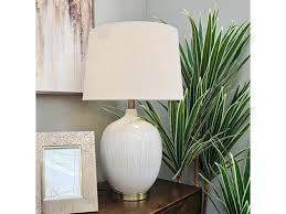 Ariana Large statement lamp w shade