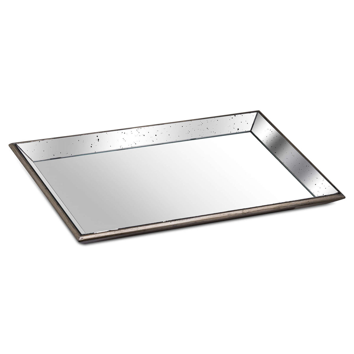 Astoria Distressed X Large Mirrored Tray