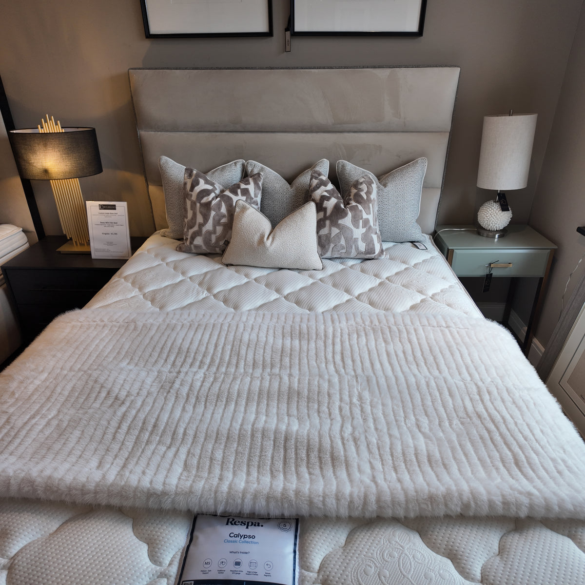 Beau Mini Bed Custom Made with vertical panels