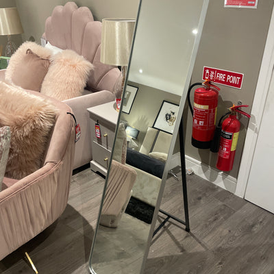 Arlene silver dressing mirror reduced clearance
