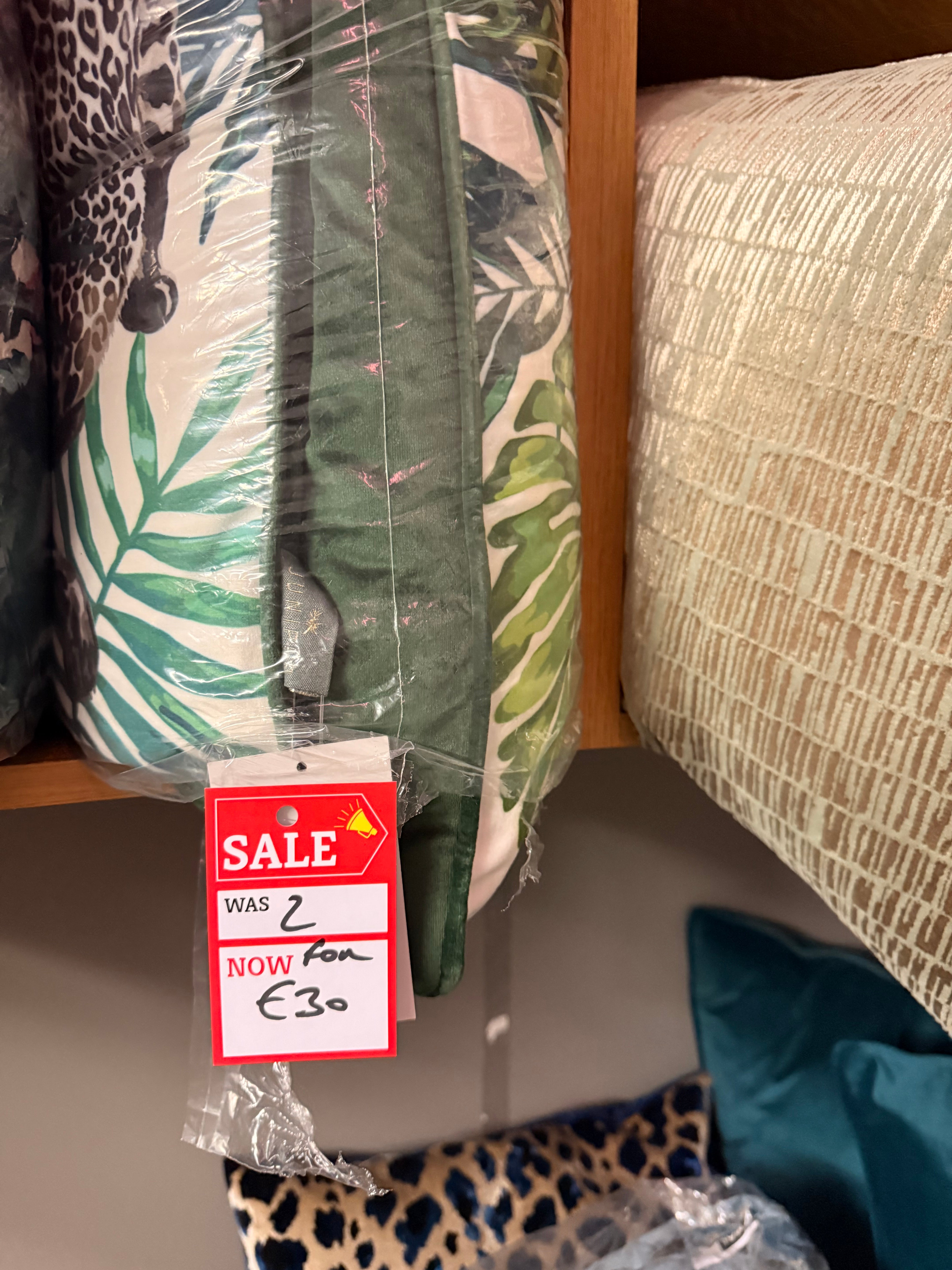 Cushions by Scatterbox Malini less than half price . Instore only by Scatterbox