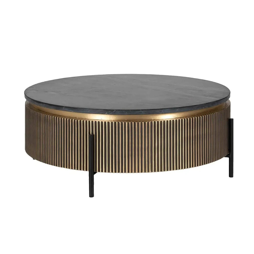 Camden Club Ironville Designer round large coffee table REDUCED by 10%