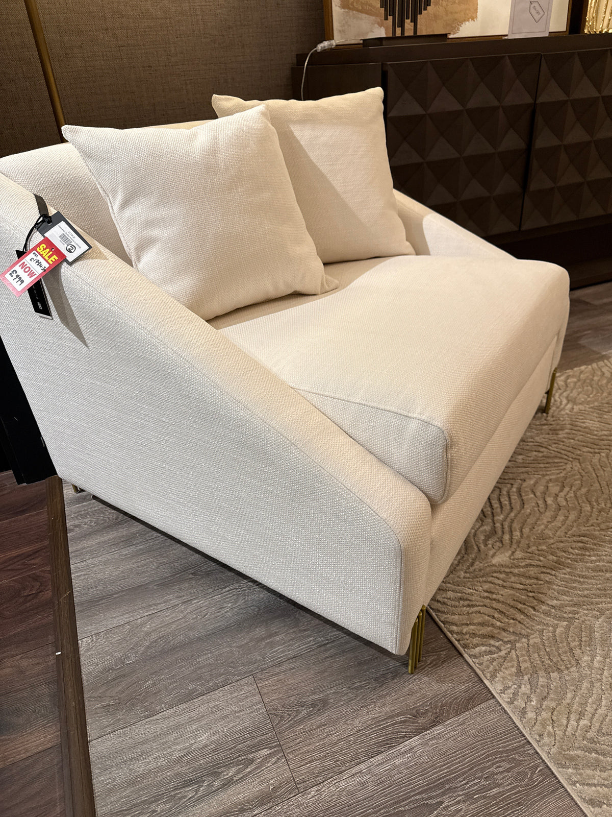 Candice Armchair by Eichholtz in Avalon white REDUCED
