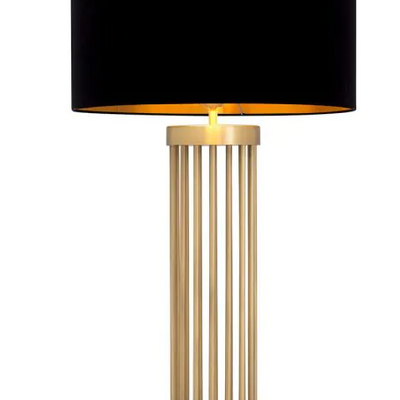 Condo brass and black Table lamp by Eichholtz