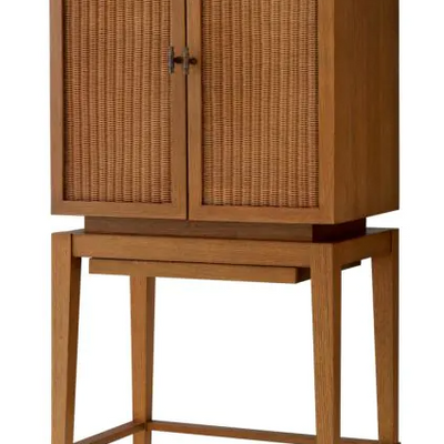 Bar Cabinet Borchard Caramel Oak Veneer By Eichholtz