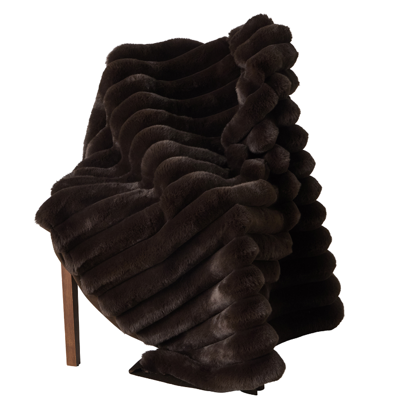 lina fur throw blanket by skinnwille