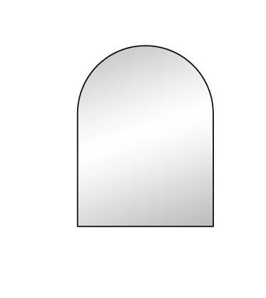 Parkinson Arch Large Oversized Contemporary Mirror Black 80 x 198 cm