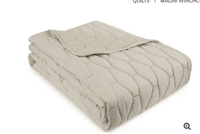 Malini Winchcombe Quilt in Natural XL 240 x 260cm
