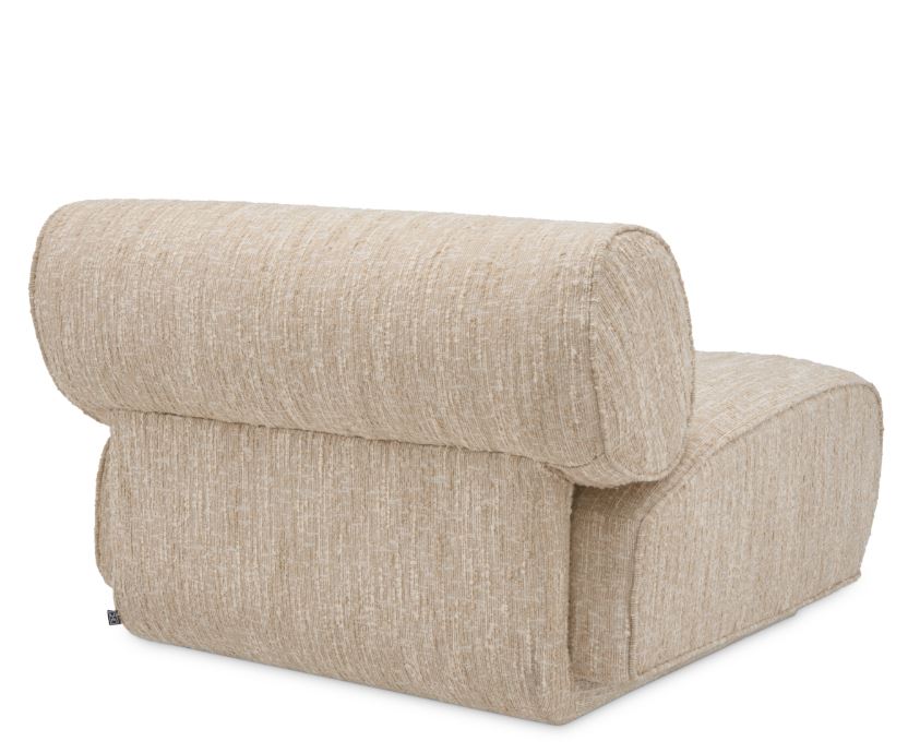 Sofa armless modular by Eichholtz group of 3 sofas ex showroom