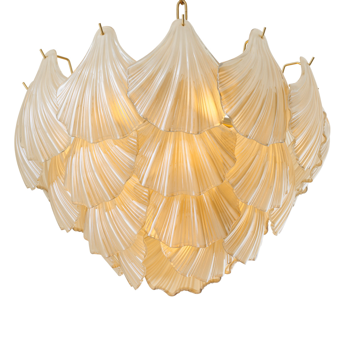 Chandelier Ibiza in champagne By Eichholtz