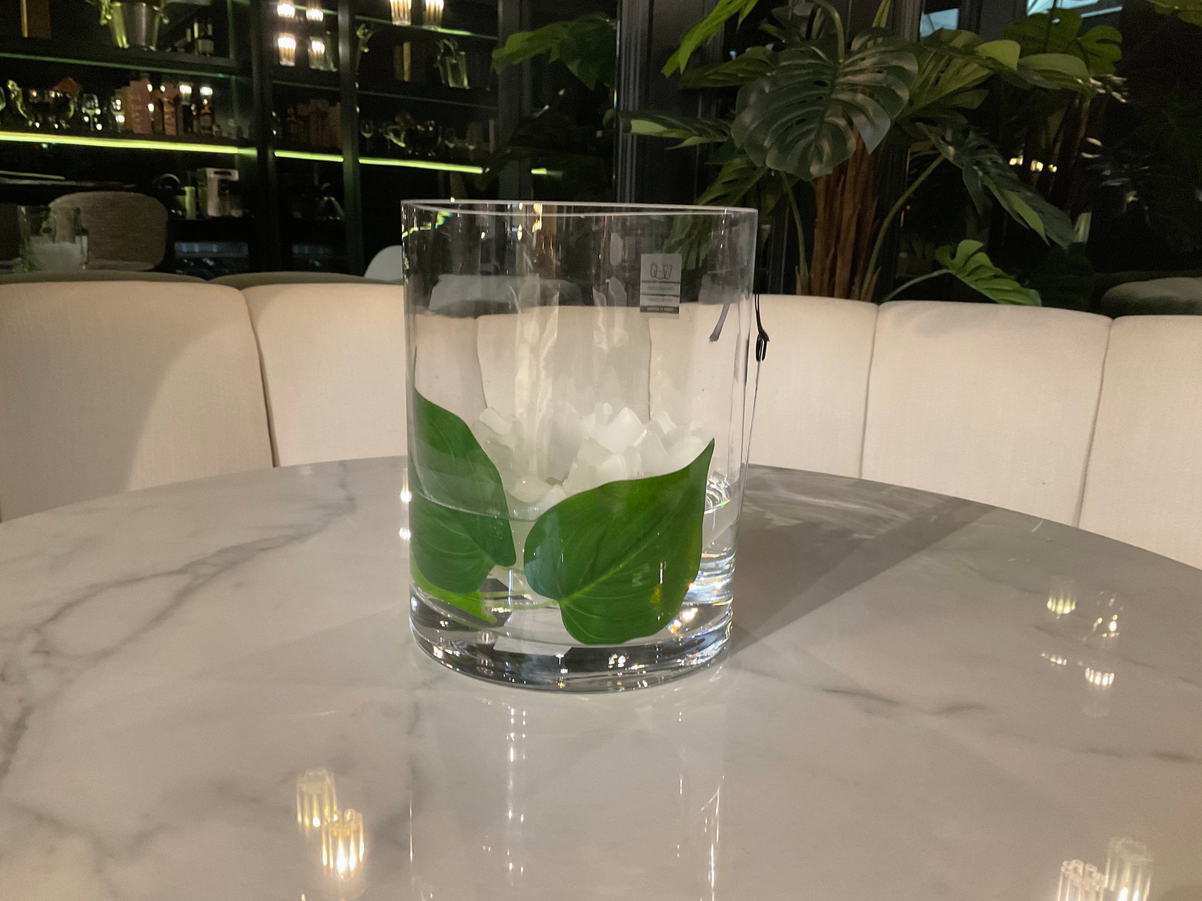 Clear Glass Hurricane 16cm
