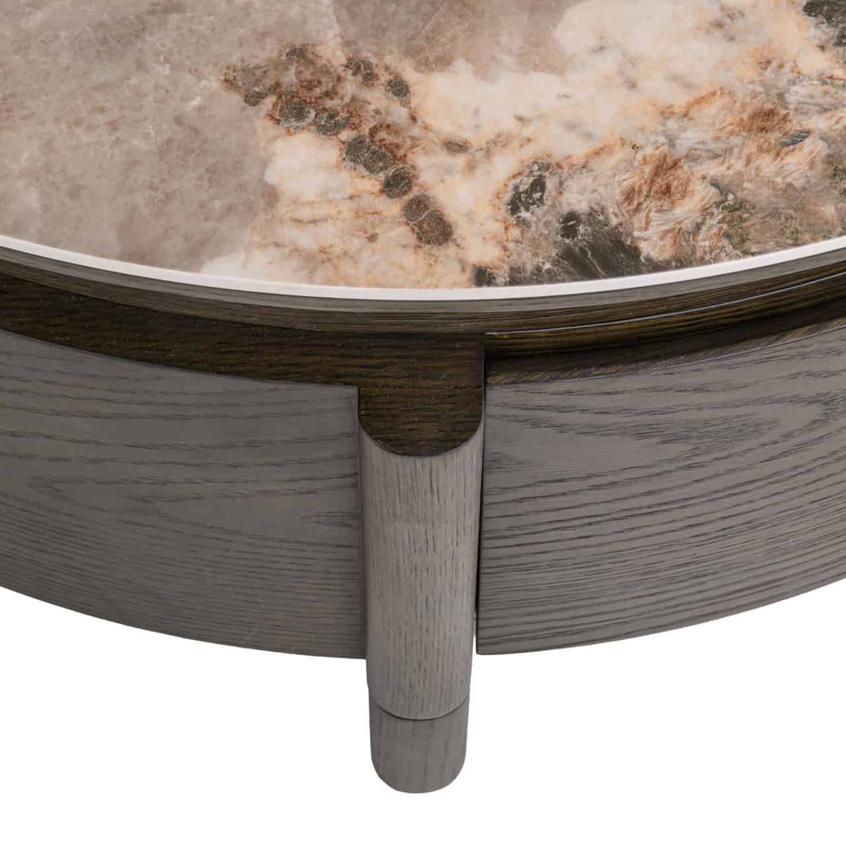 Coffee table Langford brown 90 cm with storage drawer save 10%