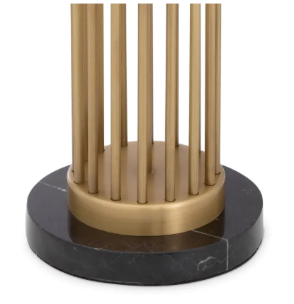Condo brass and black Table lamp by Eichholtz