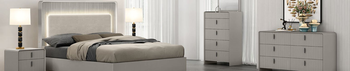 Connor Bedroom Collection In Colour Stone