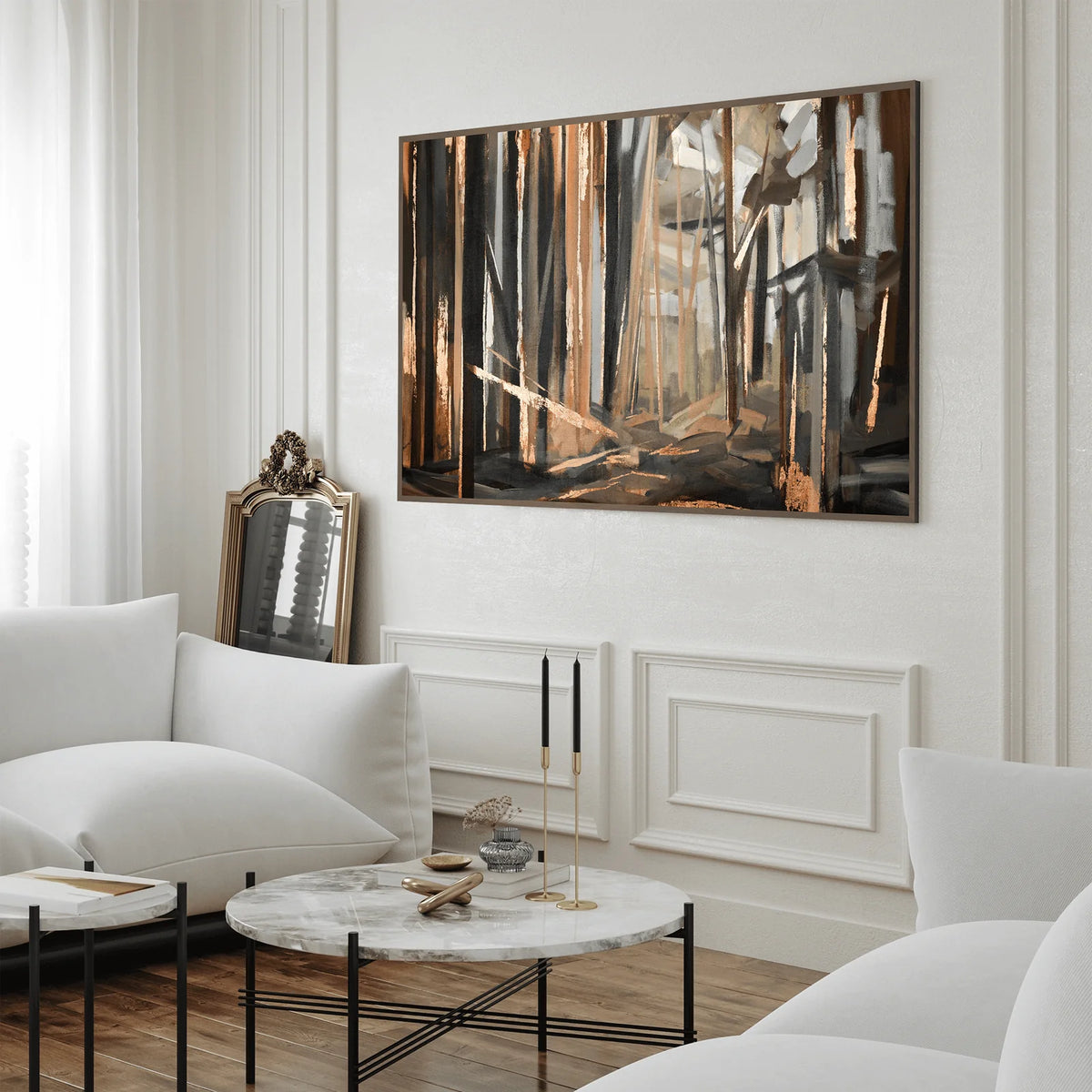 Copper Woods Large wall art