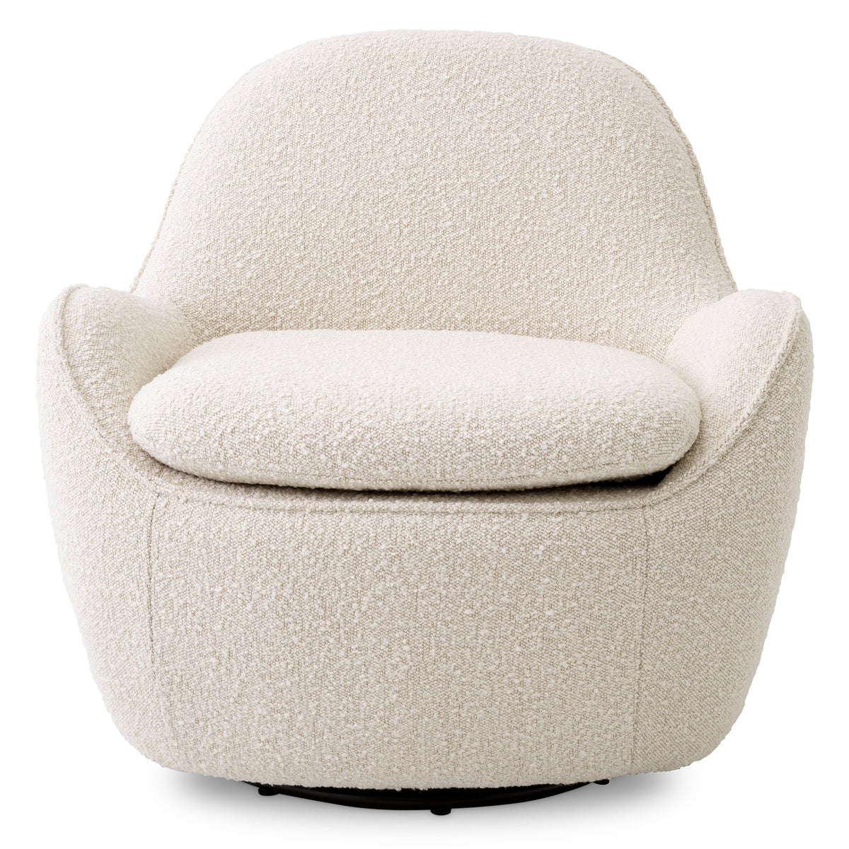 Cupid chair in cream boucle by Eichholtz