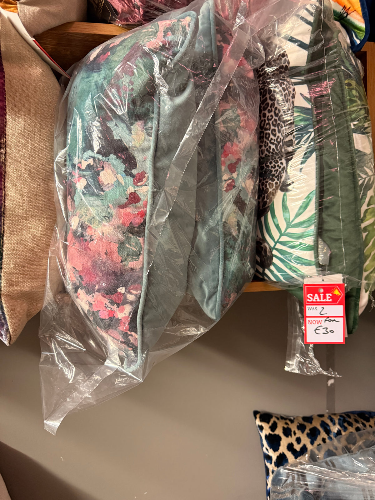 Cushions by Scatterbox Malini less than half price . Instore only