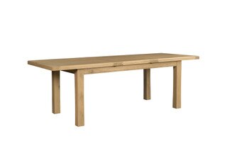 Dillon oak extending dining table extra large 180-240cm