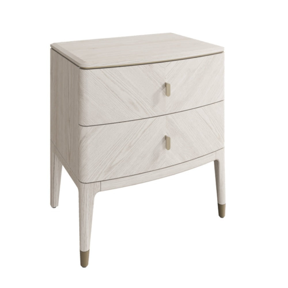 Darcy 2 Drawer Luxury Bedside Cabinet Reduced Price