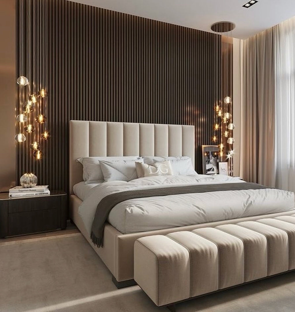 Delta Ottoman gas lift super king 6 ft Bed in plush navy velvet last 1 left at reduced price