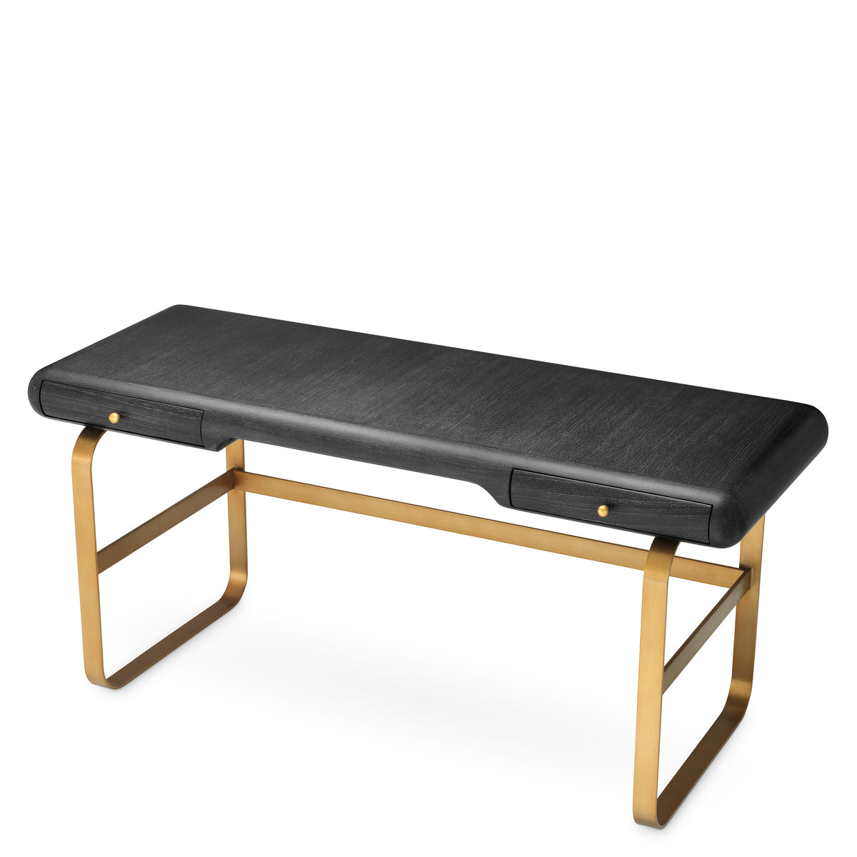 Desk Nathaniel with brushed brass By Eichholtz