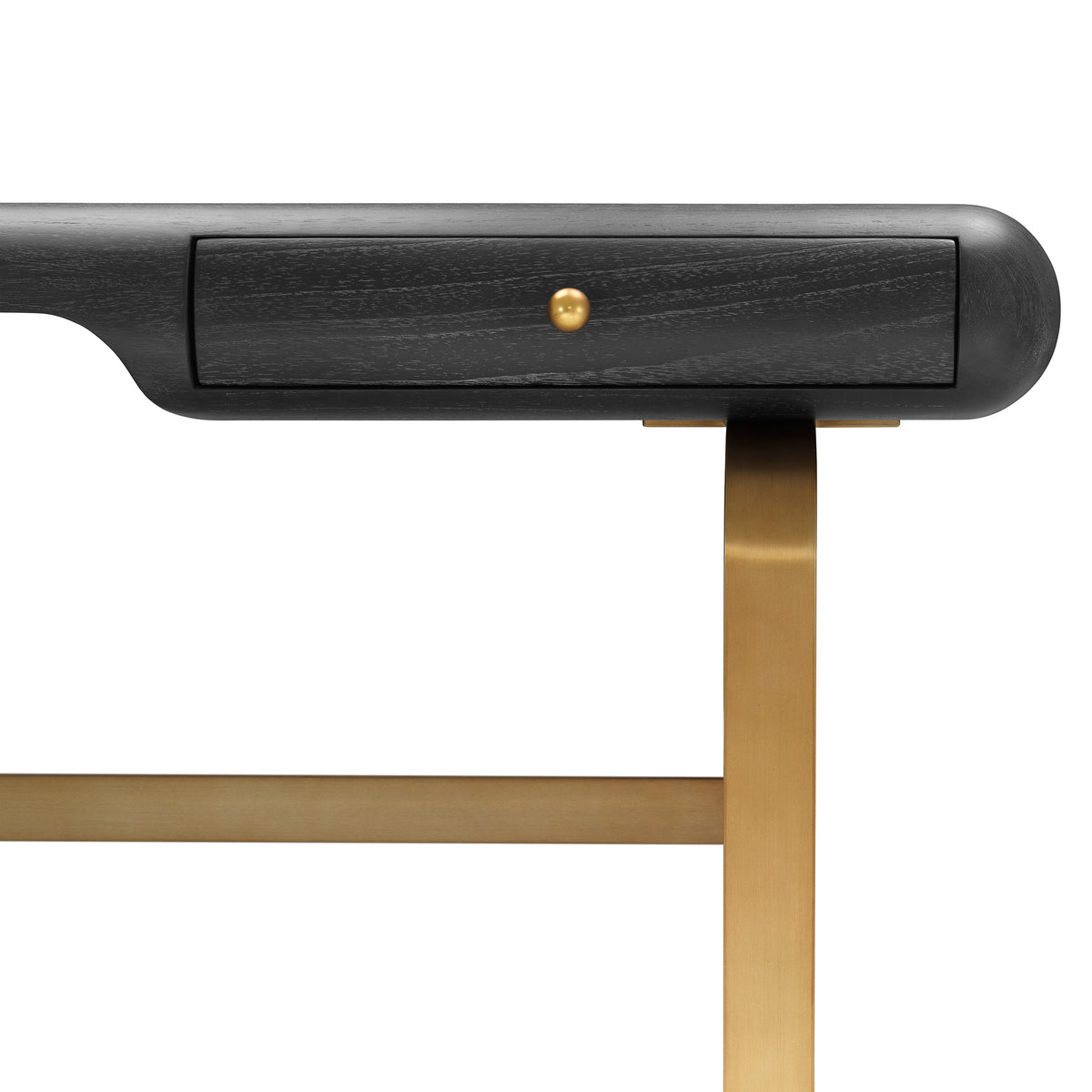 Desk Nathaniel with brushed brass By Eichholtz