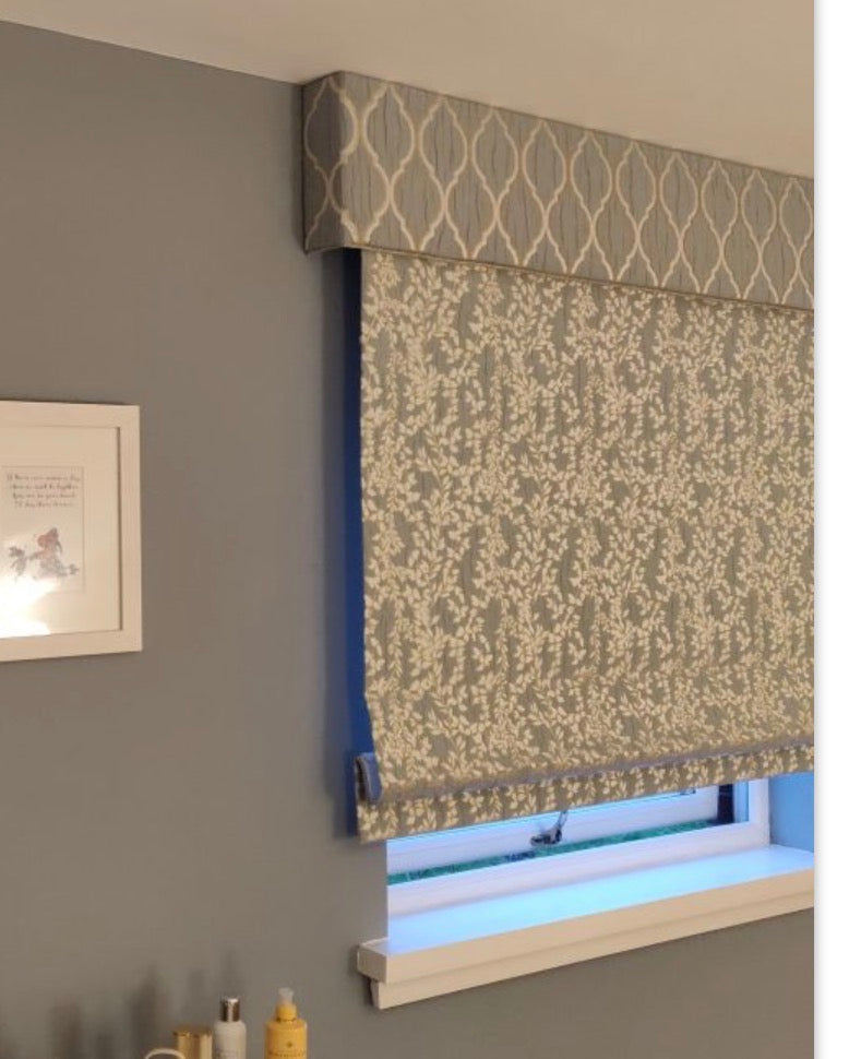 Roman blinds custom designed for you by Renaissance Design Studio