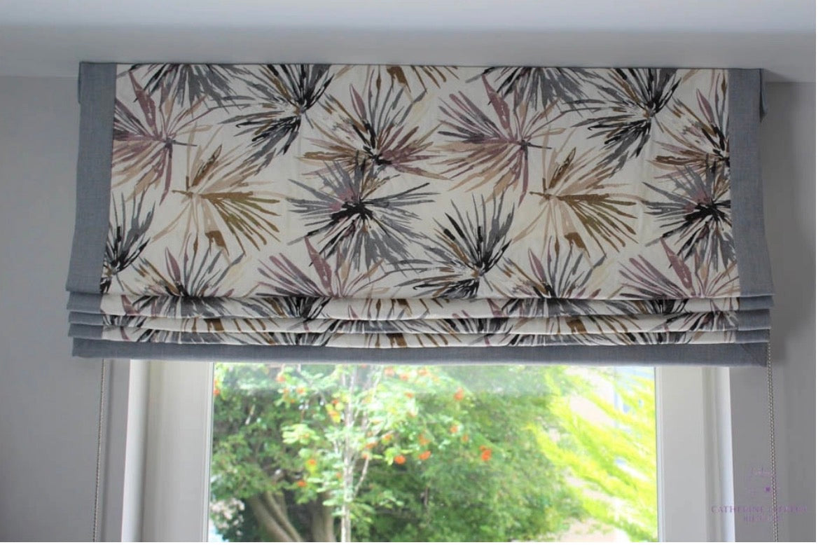 Roman blinds custom designed for you by Renaissance Design Studio