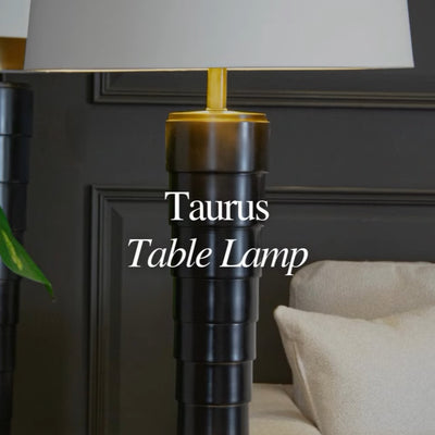 Taurus table lamp base only