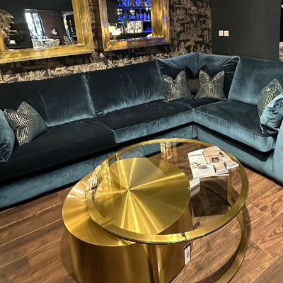 New Maxwell corner sofa by WESTBRIDGE available from stock . Reduced price