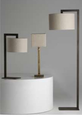 Rita table lamp with shade .