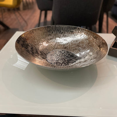 Large nickel bowl fabulous kitchen counter for fruit etc less than half price clearance in store purchase only